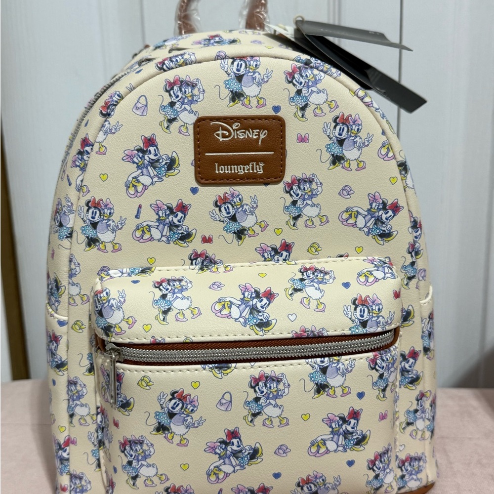 Loungefly Cream Floral Bag with Vintage Charm